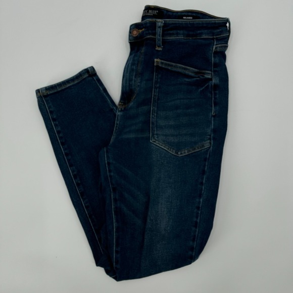 Judy Blue Denim - Judy Blue Jeans Womens 13/31 Blue Denim Relaxed Fit Comfort High Rise Skinny Leg